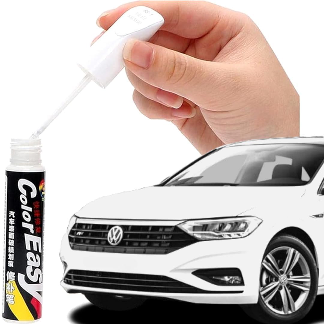 Car Scratch Remover Touch Up Paint Pen Automotive Car Paint Pen 2 In 1 Car Paint Scratch Repair for Deep Scratches Special-Purpose Car Paint (WWHITE-2)