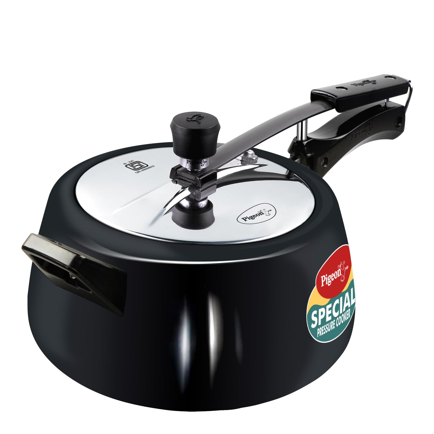 Pigeon by Stovekraft Hard Anodised Aluminium Inner Lid Cooker - 3 Litre with Induction Base, Silver, medium (14547)