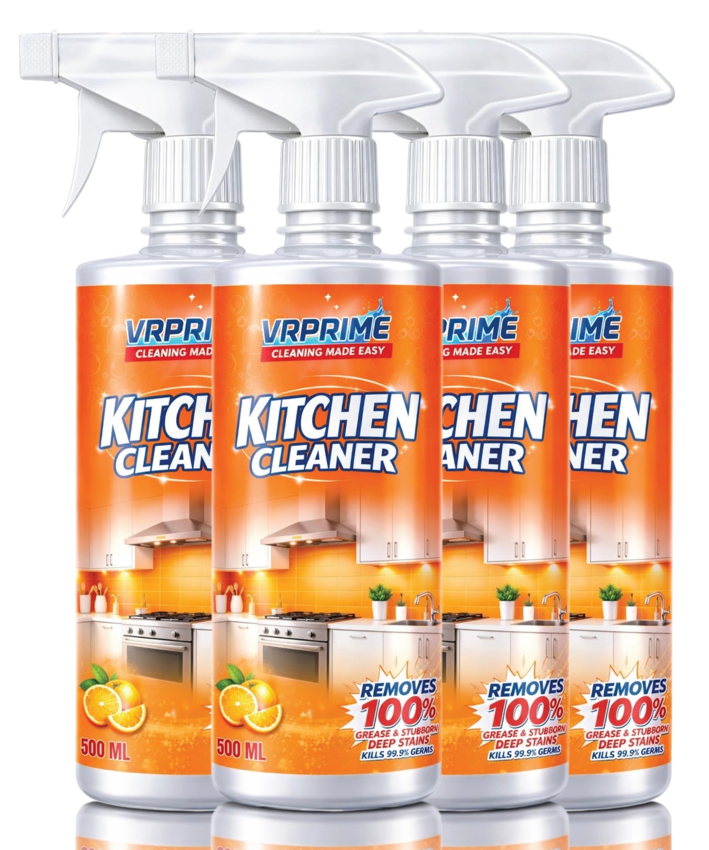 Kitchen Cleaning Spray | Chimney Oven Gas Stove Sink Oil Stain Remover All Purpose Foam Degreaser Spray | Cleaner Spray (PACK OF 1)
