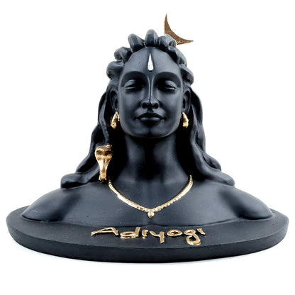 JOY LAND Gift Items Premium Rare Handcrafted Polymarble Statue Lord Figurine/Idol (White Polymarble Thinking Buddha)