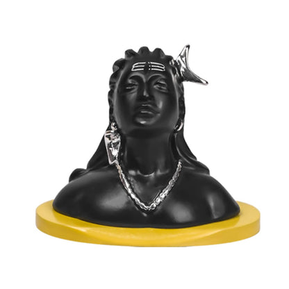 999 Silver Plated Lord Hanuman Ji Idol for Car Dashboard, Home Decor Showpiece, Puja|Religious Statue for Peace and Prosperity|Luxury Sculptures for Table Decor, Gift, Festival 6cmx6cmx9cm