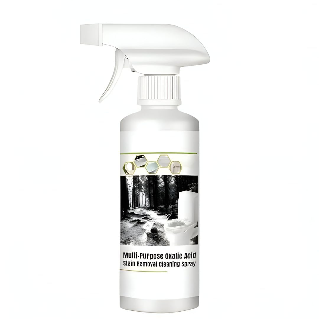 Oxalic Acid Stain Removal Spray | Hard Water & Limescale Remover, Kitchen & Bathroom Degreaser, Pet Odour Eliminator | Eco-Friendly Surface Cleaner 200ml