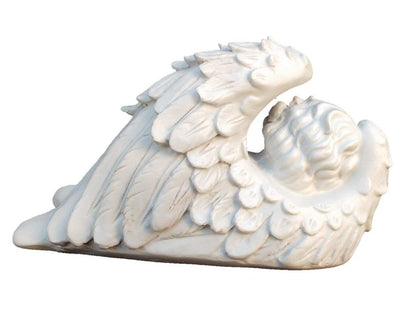 JOY LAND Gift Items Premium Rare Handcrafted Polymarble Statue Lord Figurine/Idol (White Polymarble Thinking Buddha)