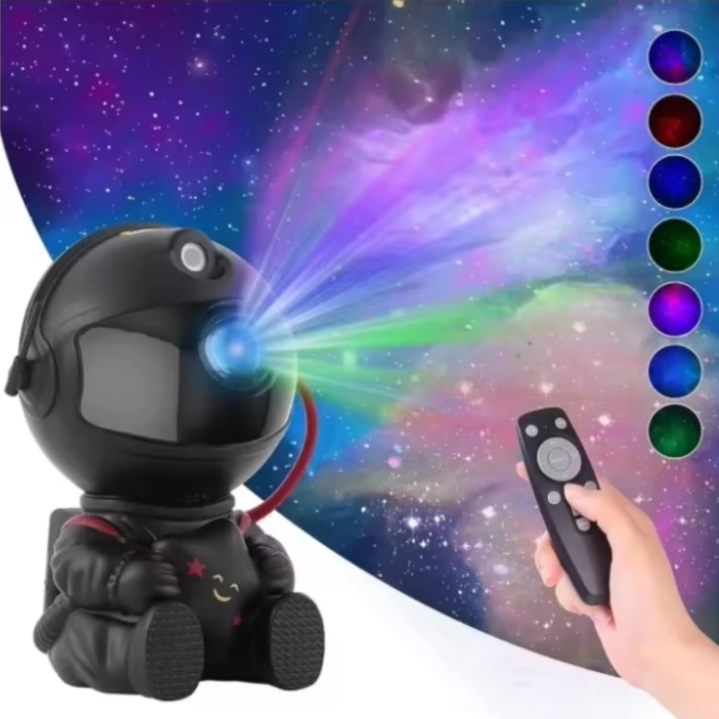 One94Store Astronaut Galaxy Projector Night Light – 360° Rotating Nebula Star Projector with Remote Control, Timer & Adjustable Head – Space Lamp for Kids’ Bedroom, Gifts, Gaming Room, Home & Décor
