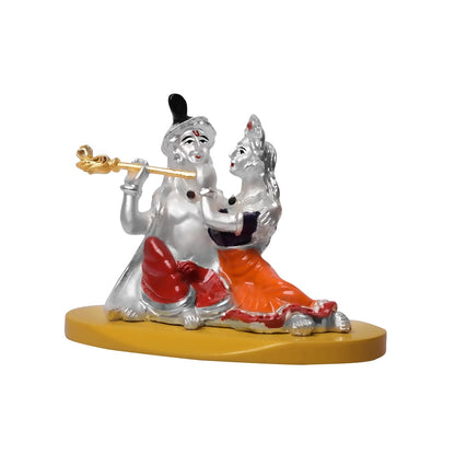 999 Silver Plated Lord Hanuman Ji Idol for Car Dashboard, Home Decor Showpiece, Puja|Religious Statue for Peace and Prosperity|Luxury Sculptures for Table Decor, Gift, Festival 6cmx6cmx9cm