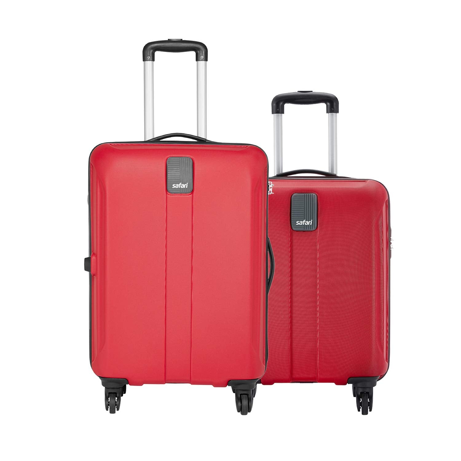 Safari Thorium Neo 8 Wheels Spinner Set of 3 Trolley Bags, Hard Case Polycarbonate, 360° Wheeling Carry on & Check-in Luggage for Men & Women, Suitcase for Travel, Trolley Bags for Travel, Dusk Green