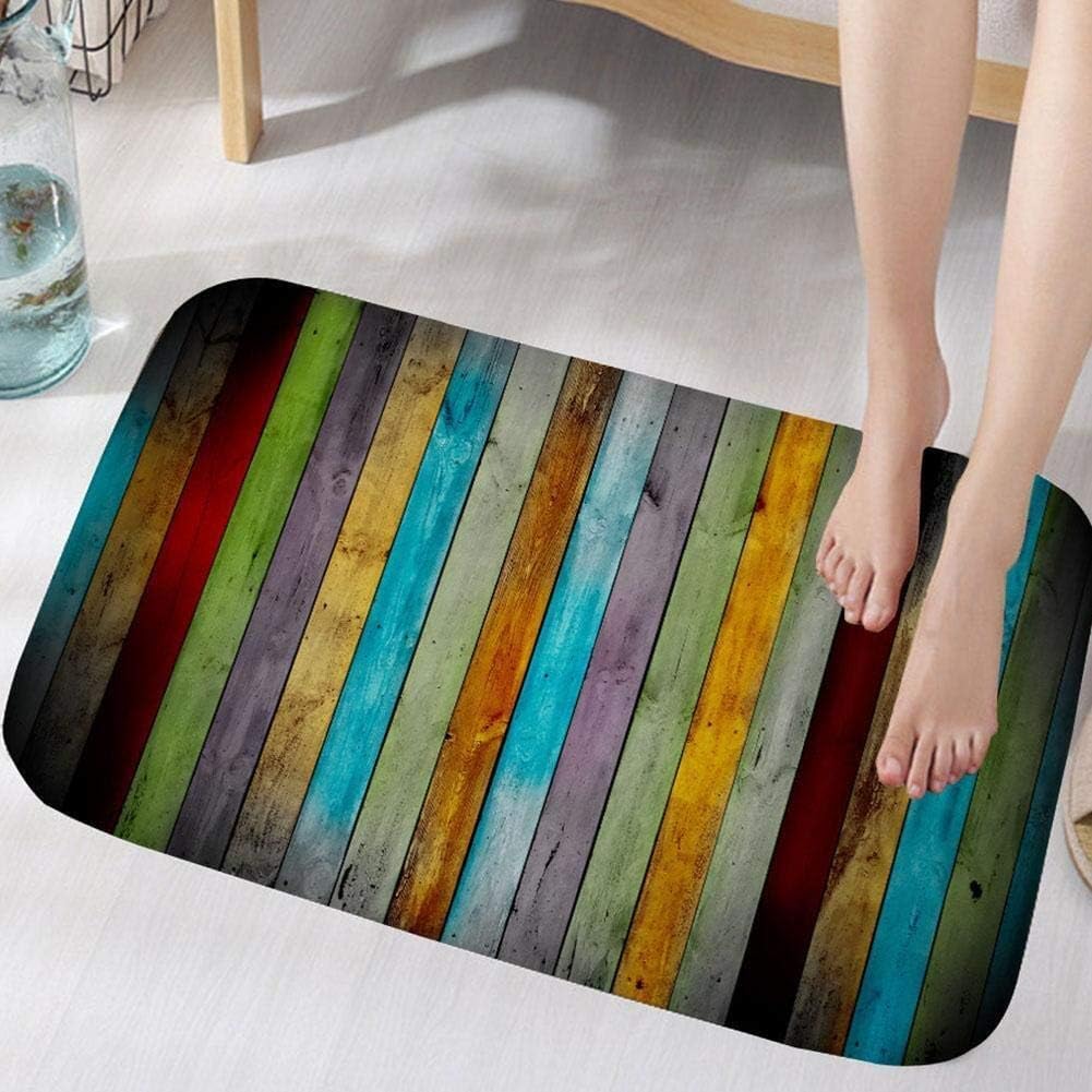 SKVM Water Absorbent mat for Bathroom Kitchen Floor Door Entrance Anti Slip for Floor Foot Anti Skid Bathroom Shower mat (Design 16)