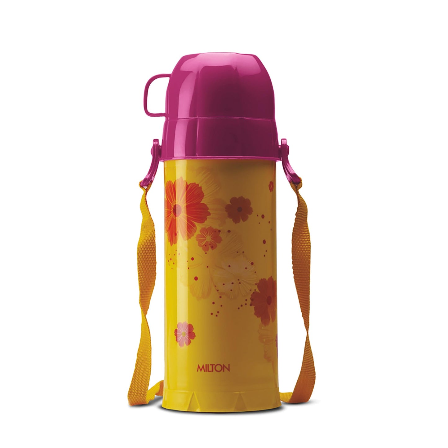 Milton Eiffel 1000 Vacuum Insulated Thermos Flask with Strap to Carry, 910 ml, Long Hours Hot & Cold Water Bottle for Office, Hiking, Trekking, Travel, Black
