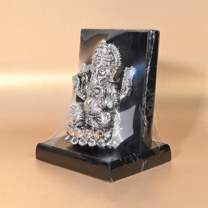 999 Silver Ganesh Ji Idol | Spiritual Decor & Auspicious Gift for Puja, Temple, Festivals, Housewarming & Wedding Celebrations