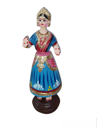 Sri Durga Creations Tanjore Dancing Doll/Golu Doll