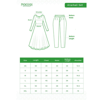 MOKOSH Women's Silk Embroidered Kurta Pant Dupatta Set
