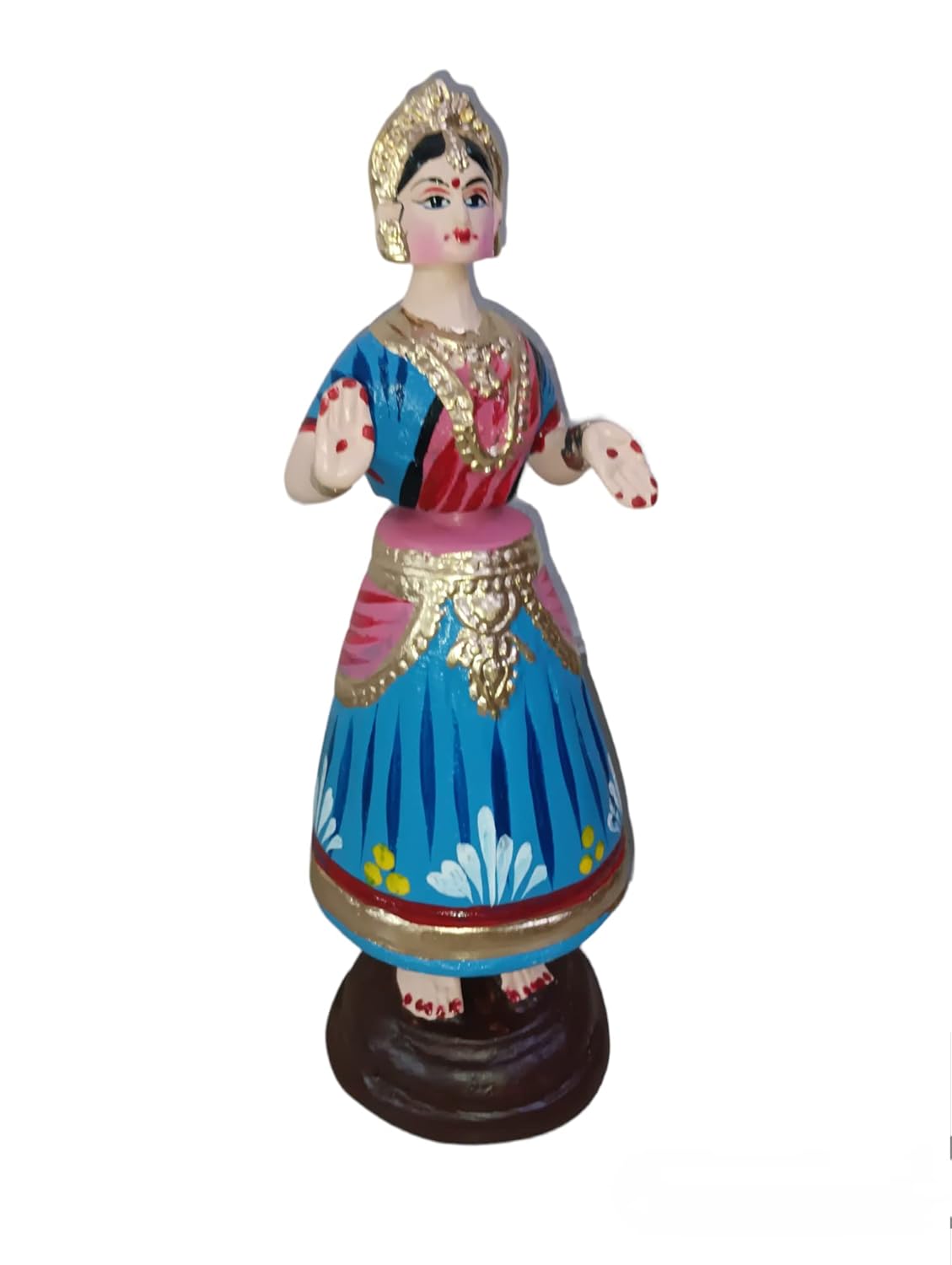 Sri Durga Creations Tanjore Dancing Doll/Golu Doll