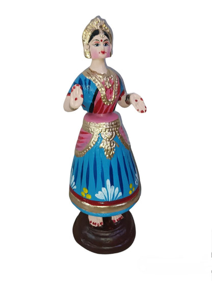 Sri Durga Creations Tanjore Dancing Doll/Golu Doll