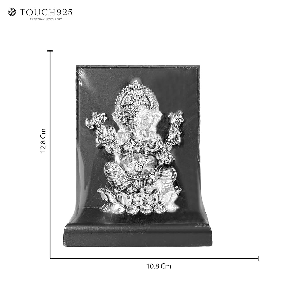 999 Silver Ganesh Ji Idol | Spiritual Decor & Auspicious Gift for Puja, Temple, Festivals, Housewarming & Wedding Celebrations
