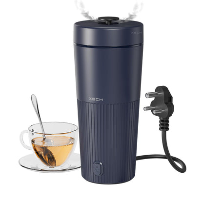 XECH Portable Electric Kettle 300ml | Mini Electric Kettles for Hot Water | Small Travel Kettle with In-Built Cable | Bottle-Shaped Kettle for Tea, Coffee | Travel Accessories (Hydroboil Mini)