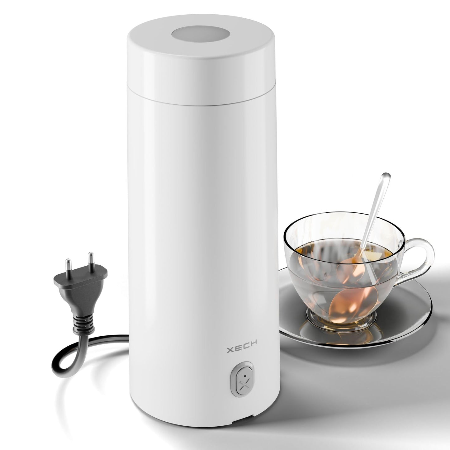 XECH Portable Electric Kettle 300ml | Mini Electric Kettles for Hot Water | Small Travel Kettle with In-Built Cable | Bottle-Shaped Kettle for Tea, Coffee | Travel Accessories (Hydroboil Mini)