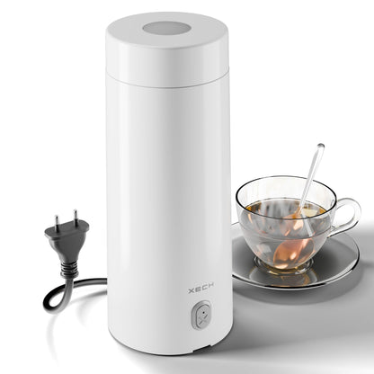 XECH Portable Electric Kettle 300ml | Mini Electric Kettles for Hot Water | Small Travel Kettle with In-Built Cable | Bottle-Shaped Kettle for Tea, Coffee | Travel Accessories (Hydroboil Mini)