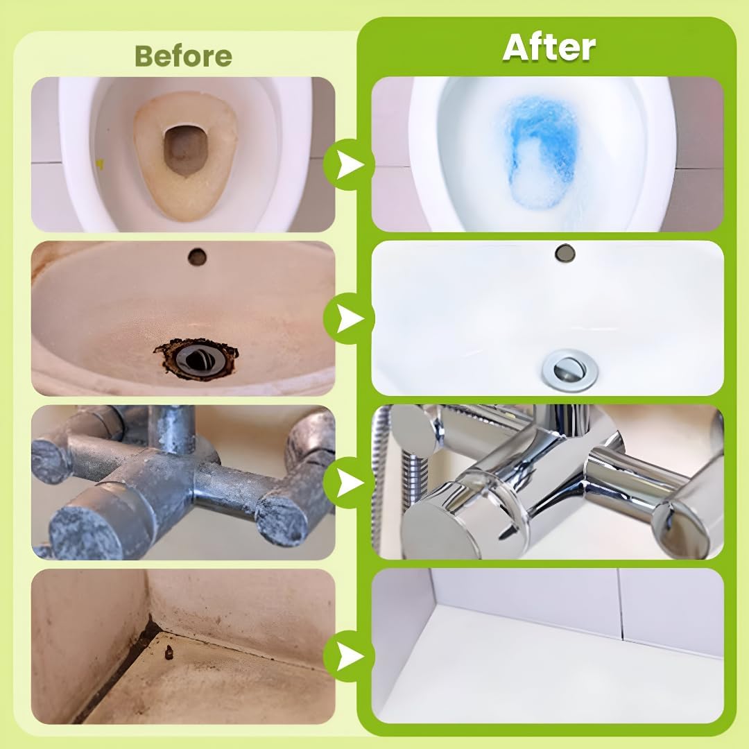Oxalic Acid Stain Removal Spray | Hard Water & Limescale Remover, Kitchen & Bathroom Degreaser, Pet Odour Eliminator | Eco-Friendly Surface Cleaner 200ml