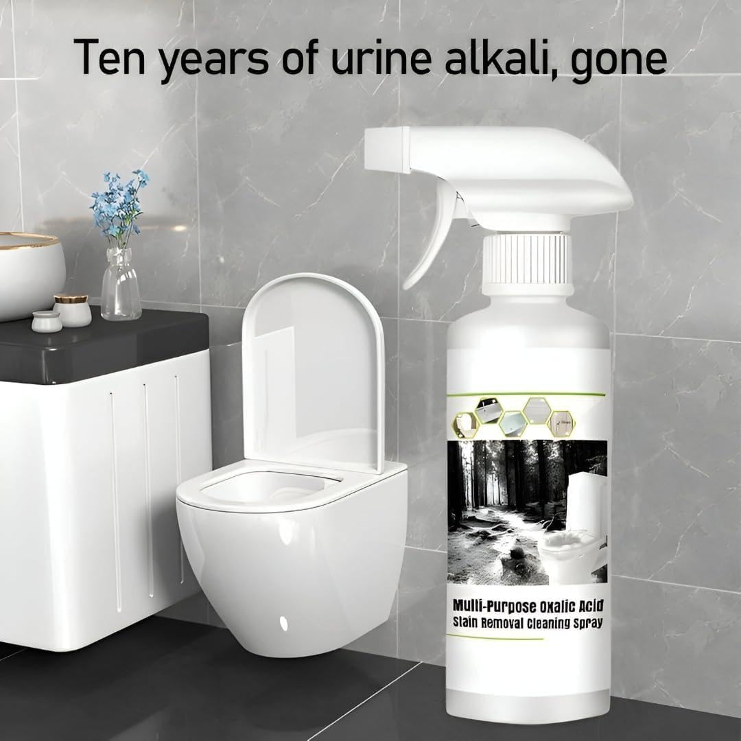 Oxalic Acid Stain Removal Spray | Hard Water & Limescale Remover, Kitchen & Bathroom Degreaser, Pet Odour Eliminator | Eco-Friendly Surface Cleaner 200ml