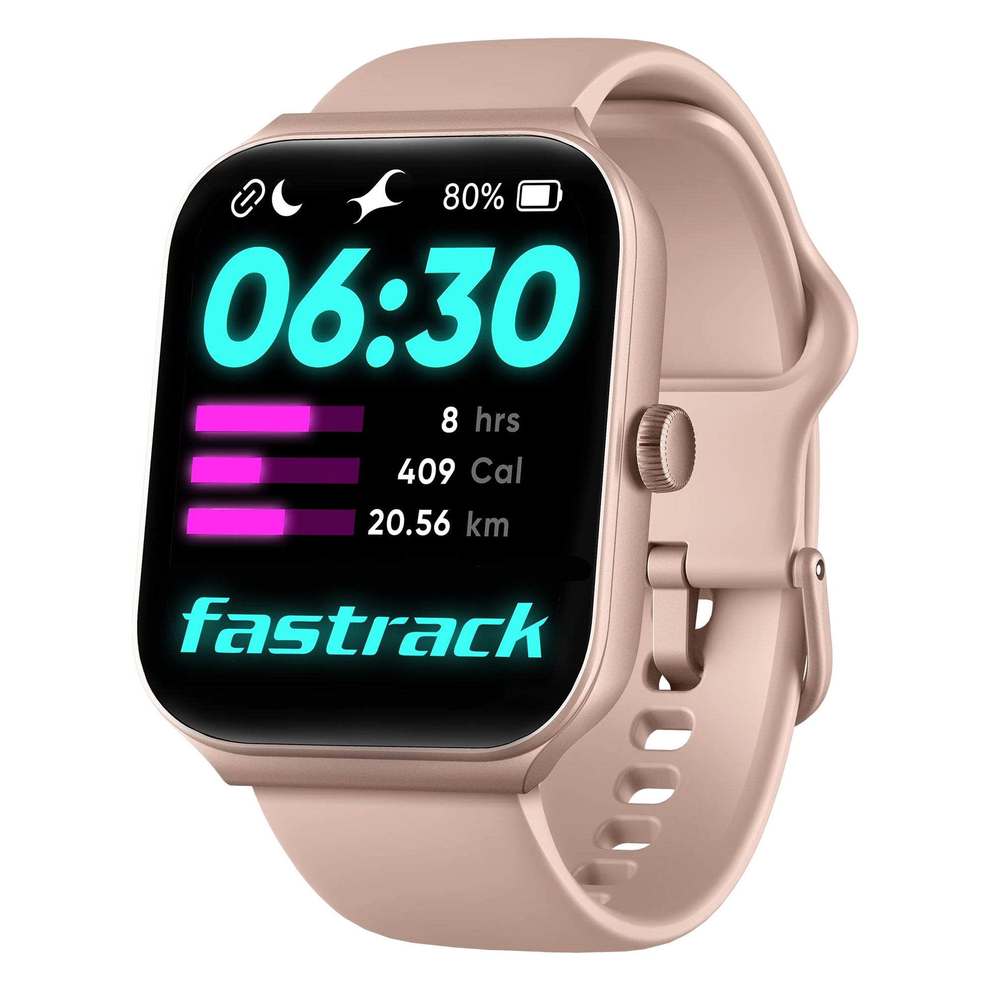 Fastrack Limitless Glide X 1.83" Smart Watch with Ultra UV HD Display, SpO2, Heart Rate & Sleep Tracking, Bluetooth Calling, 100+ Sports Modes, 5-Day Battery, Smartwatch for Men & Women (Black)