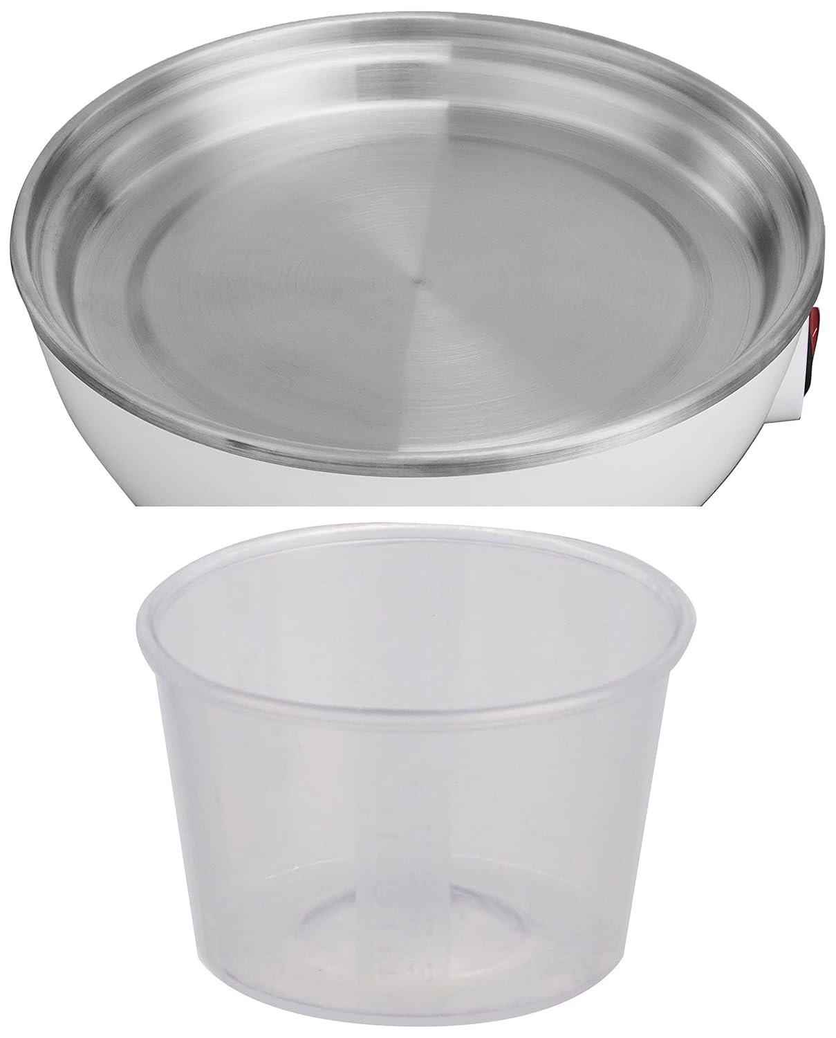 amazon basics Electric Egg Boiler | 350 Watt | Boils Upto 7 Eggs | Automatic Operation, 3 Boiling Modes | Overheat Protection | Stainless Steel Heating Plate, Measuring Cup | 75ml | Plastic | White