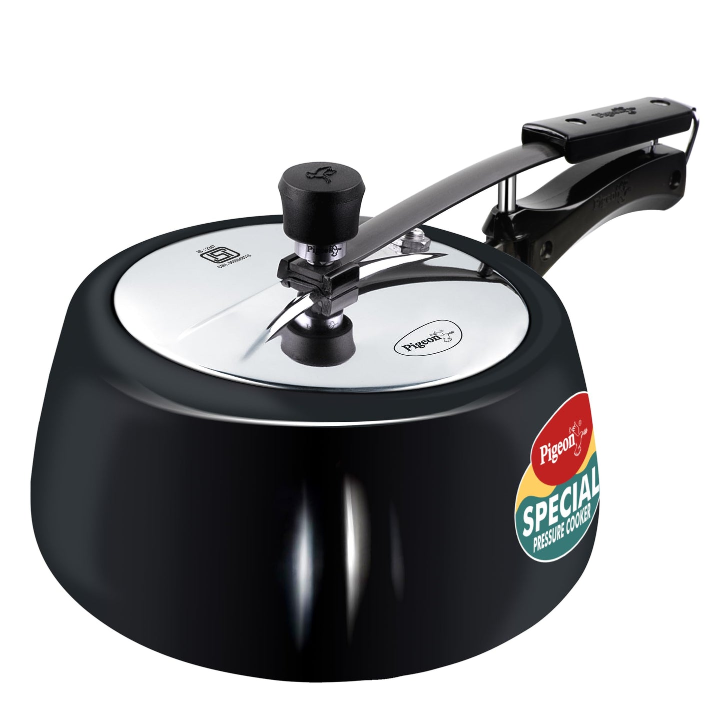 Pigeon by Stovekraft Hard Anodised Aluminium Inner Lid Cooker - 3 Litre with Induction Base, Silver, medium (14547)
