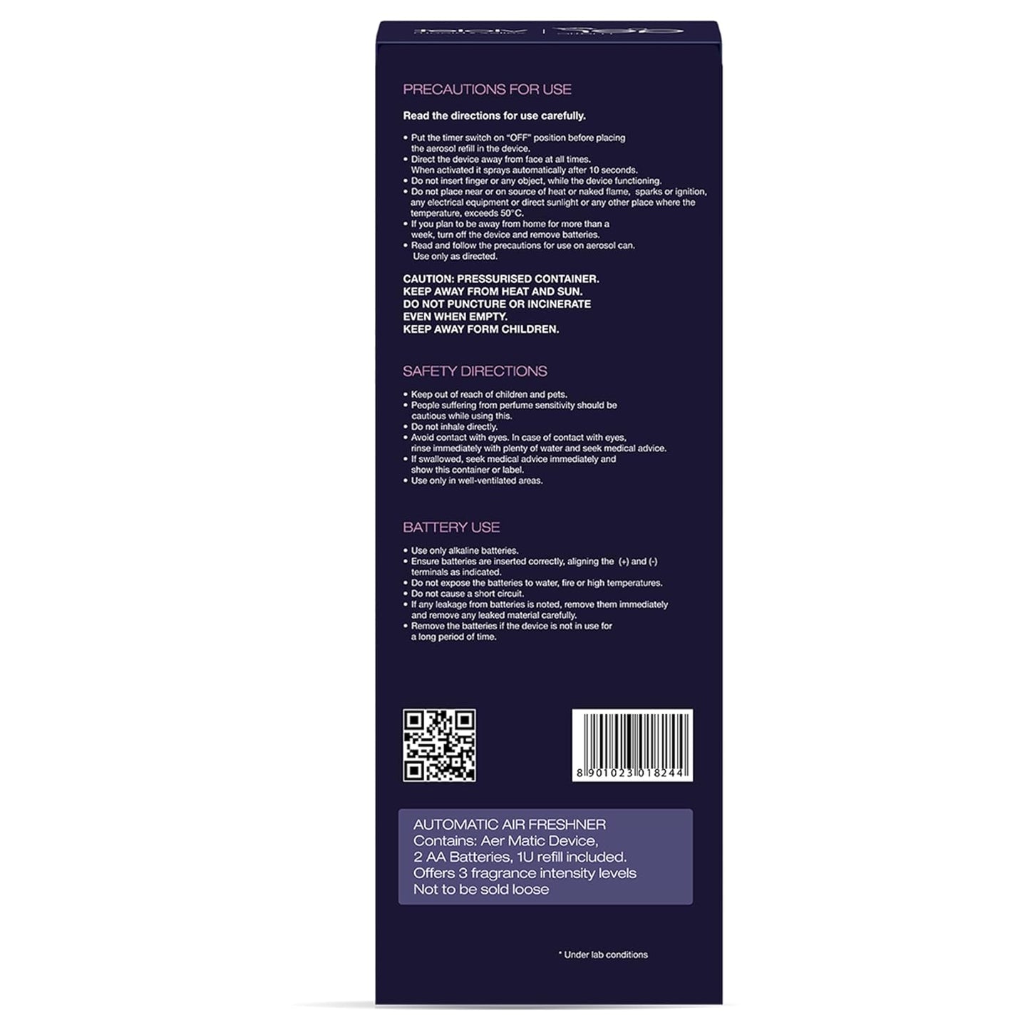 Godrej aer Matic Kit (Machine + 1 Refill) - Automatic Room Fresheners with Flexi Control Spray | Lavender Bloom | 2200 Sprays Guaranteed | Lasts up to 60 days (210ml)
