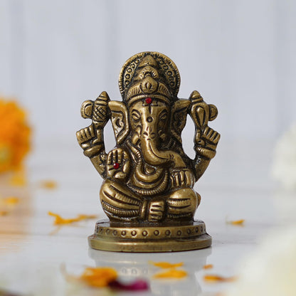 eCraftIndia Brown Resin Meditating Lord Shiva Statue | Lord Shiva Idol for Home Decor Pooja Room Office Car Dashboard | Shiv Murti | Shiv Idol Gift for Diwali Housewarming Maha Shivratri Birthday