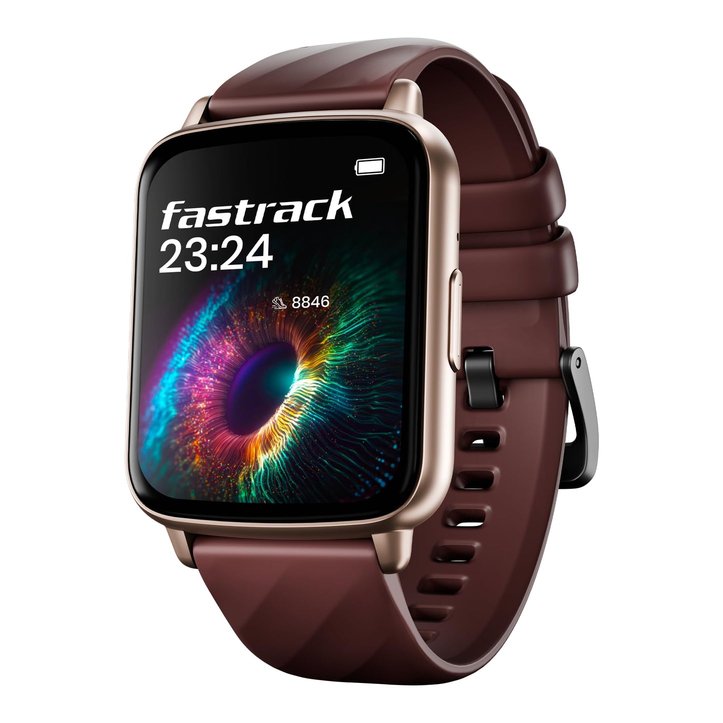 Fastrack Limitless Glide X 1.83" Smart Watch with Ultra UV HD Display, SpO2, Heart Rate & Sleep Tracking, Bluetooth Calling, 100+ Sports Modes, 5-Day Battery, Smartwatch for Men & Women (Black)