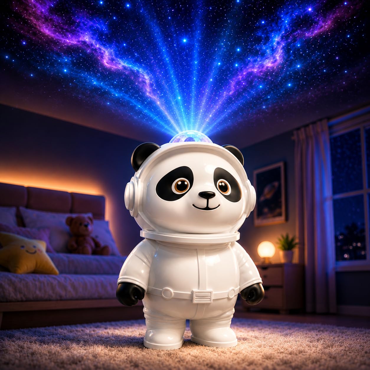 One94Store Astronaut Galaxy Projector Night Light – 360° Rotating Nebula Star Projector with Remote Control, Timer & Adjustable Head – Space Lamp for Kids’ Bedroom, Gifts, Gaming Room, Home & Décor