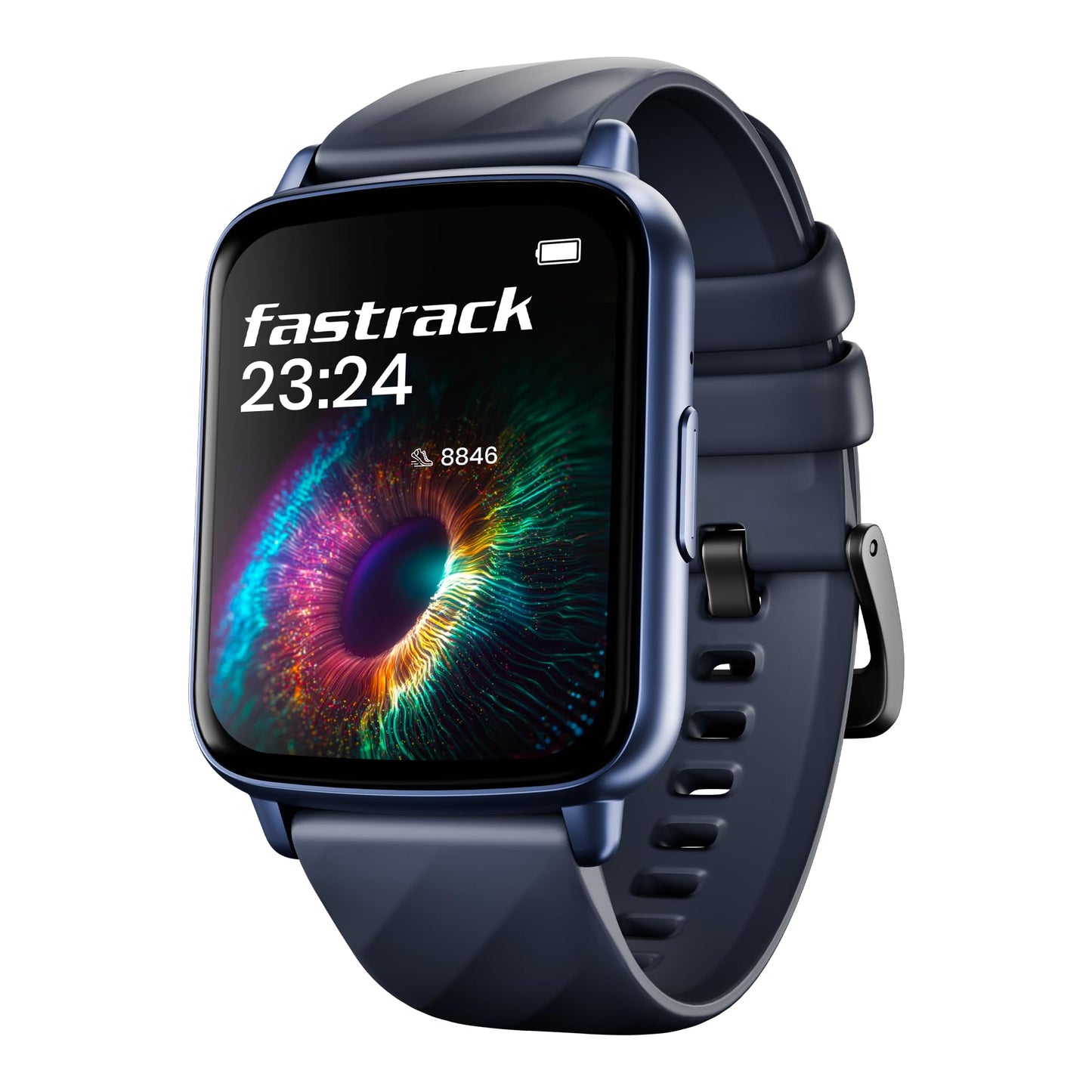Fastrack Limitless Glide X 1.83" Smart Watch with Ultra UV HD Display, SpO2, Heart Rate & Sleep Tracking, Bluetooth Calling, 100+ Sports Modes, 5-Day Battery, Smartwatch for Men & Women (Black)