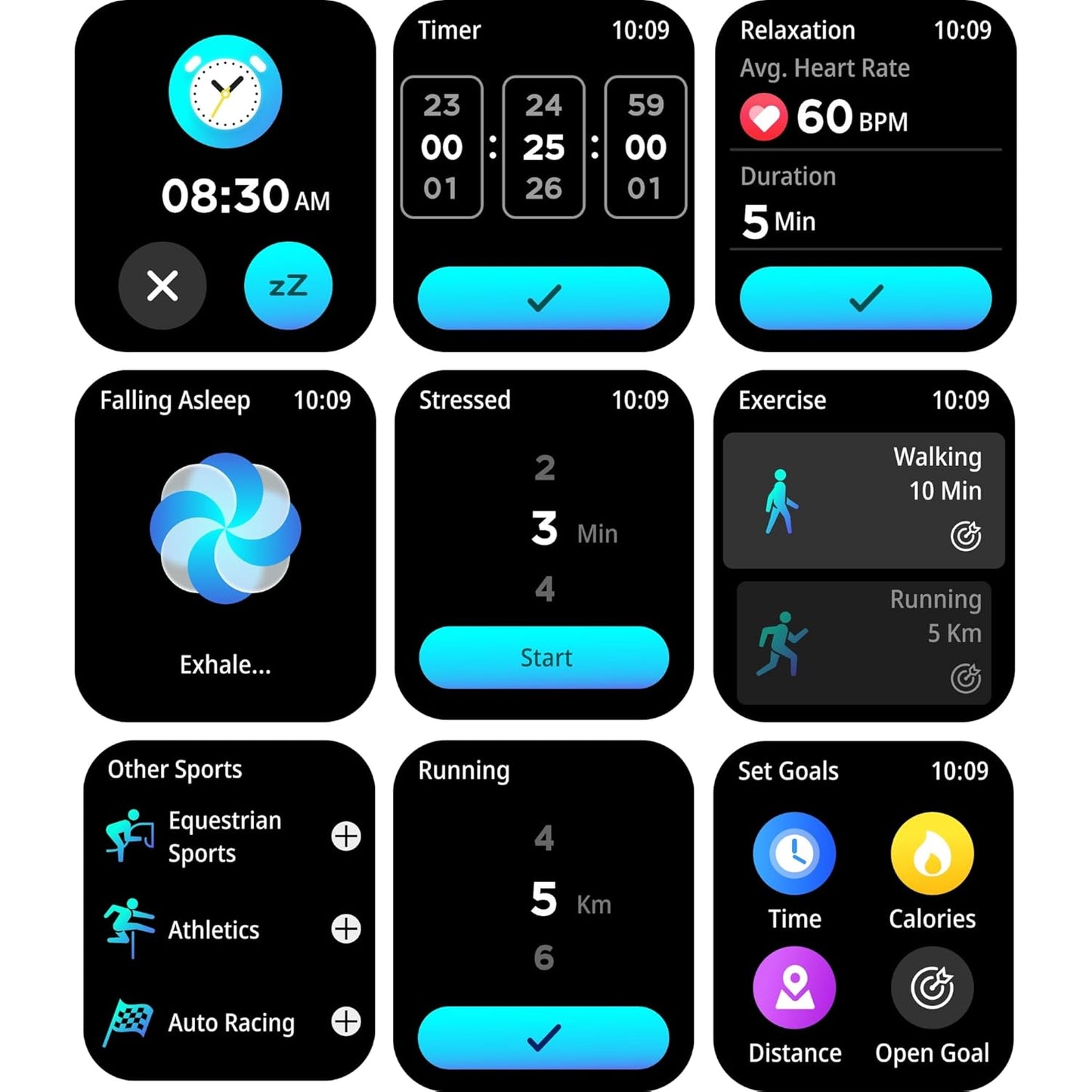 Nervfit Fuel Pro S2 Premium Smartwatch with 2.02" TrueColor+ Display, BT Calling, AI Voice Assistant, Waterproof, Heart Rate & SpO2 Monitoring, and 100+ Sports Modes