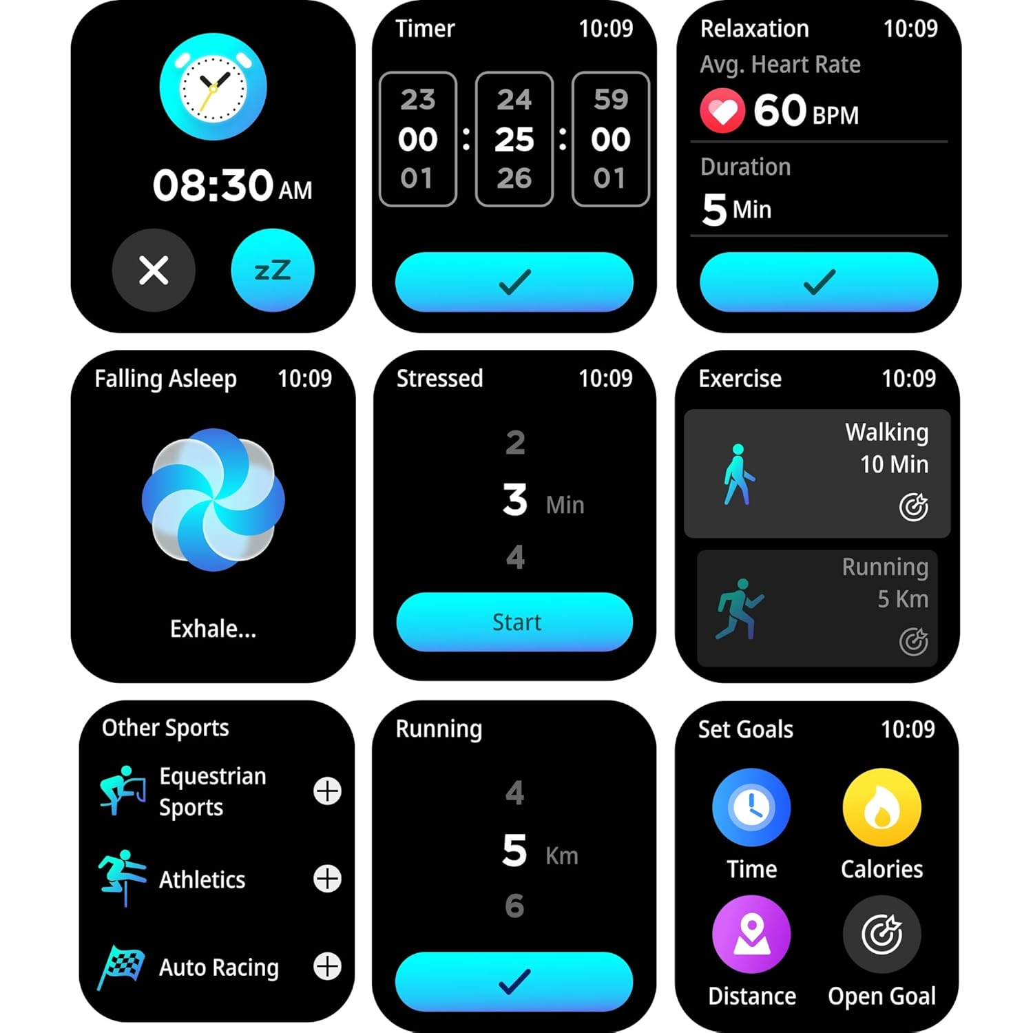Nervfit Fuel Pro S2 Premium Smartwatch with 2.02" TrueColor+ Display, BT Calling, AI Voice Assistant, Waterproof, Heart Rate & SpO2 Monitoring, and 100+ Sports Modes