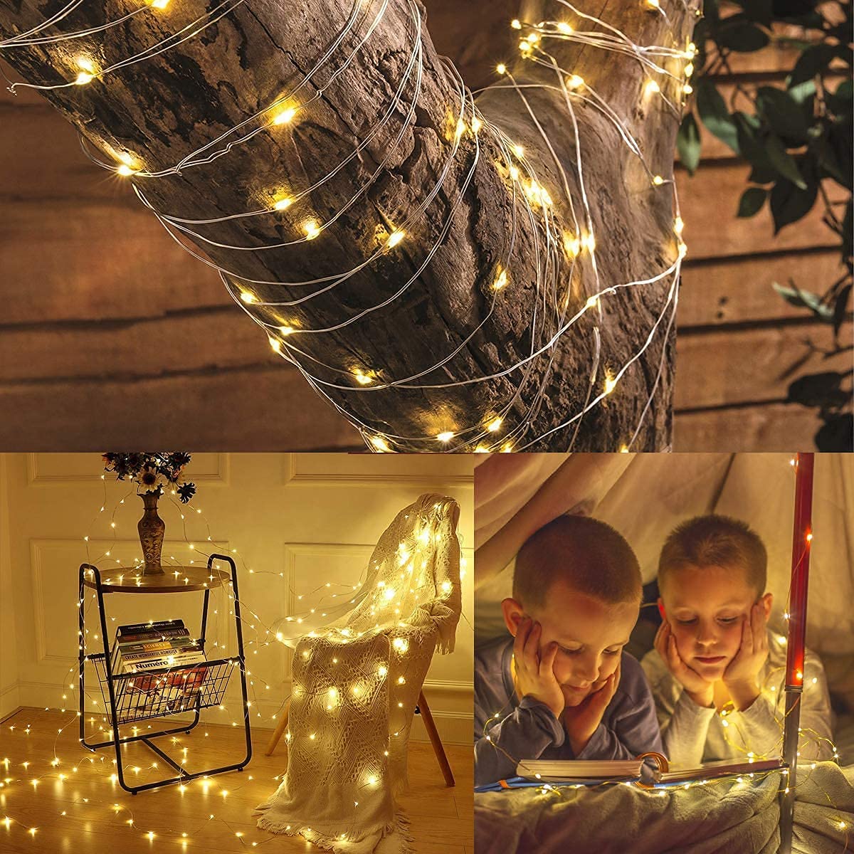 Desidiya 8 Modes Curtain Lights 300 LEDs 10 Fairy Light 3Mtr Each Indoor/Outdoor Decoration for Diwali, Christmas, Wedding, Ramzan, Party, Home, Patio Lawn with Remote & USB Power Supply (White)