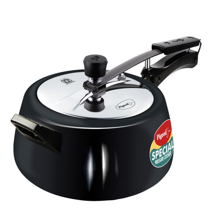 Pigeon by Stovekraft Hard Anodised Aluminium Inner Lid Cooker - 3 Litre with Induction Base, Silver, medium (14547)