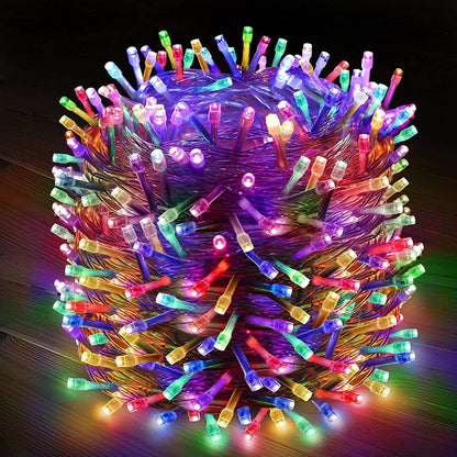 Desidiya 8 Modes Curtain Lights 300 LEDs 10 Fairy Light 3Mtr Each Indoor/Outdoor Decoration for Diwali, Christmas, Wedding, Ramzan, Party, Home, Patio Lawn with Remote & USB Power Supply (White)