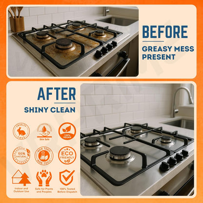Kitchen Cleaning Spray | Chimney Oven Gas Stove Sink Oil Stain Remover All Purpose Foam Degreaser Spray | Cleaner Spray (PACK OF 1)