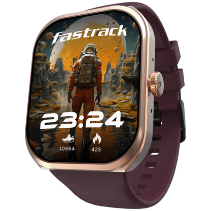 Fastrack Limitless Glide X 1.83" Smart Watch with Ultra UV HD Display, SpO2, Heart Rate & Sleep Tracking, Bluetooth Calling, 100+ Sports Modes, 5-Day Battery, Smartwatch for Men & Women (Black)