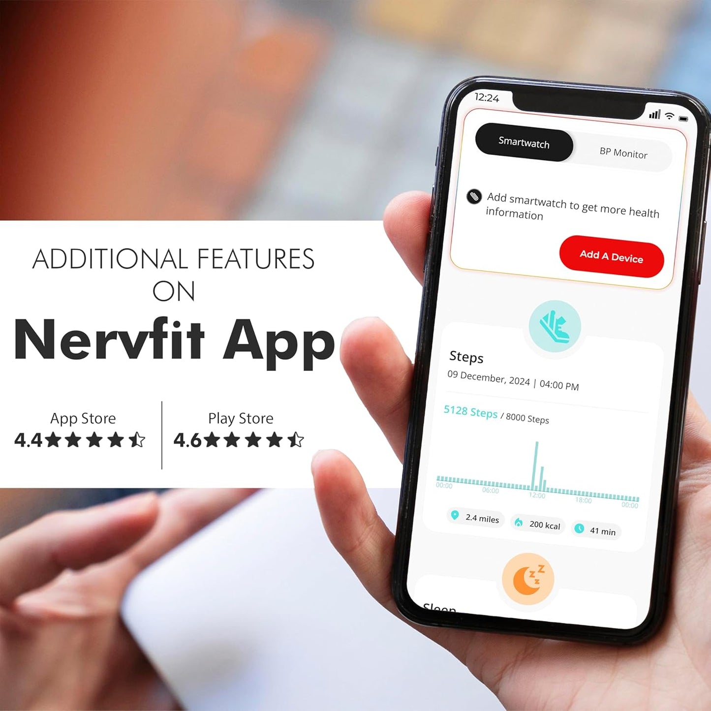 Nervfit Fuel Pro S2 Premium Smartwatch with 2.02" TrueColor+ Display, BT Calling, AI Voice Assistant, Waterproof, Heart Rate & SpO2 Monitoring, and 100+ Sports Modes