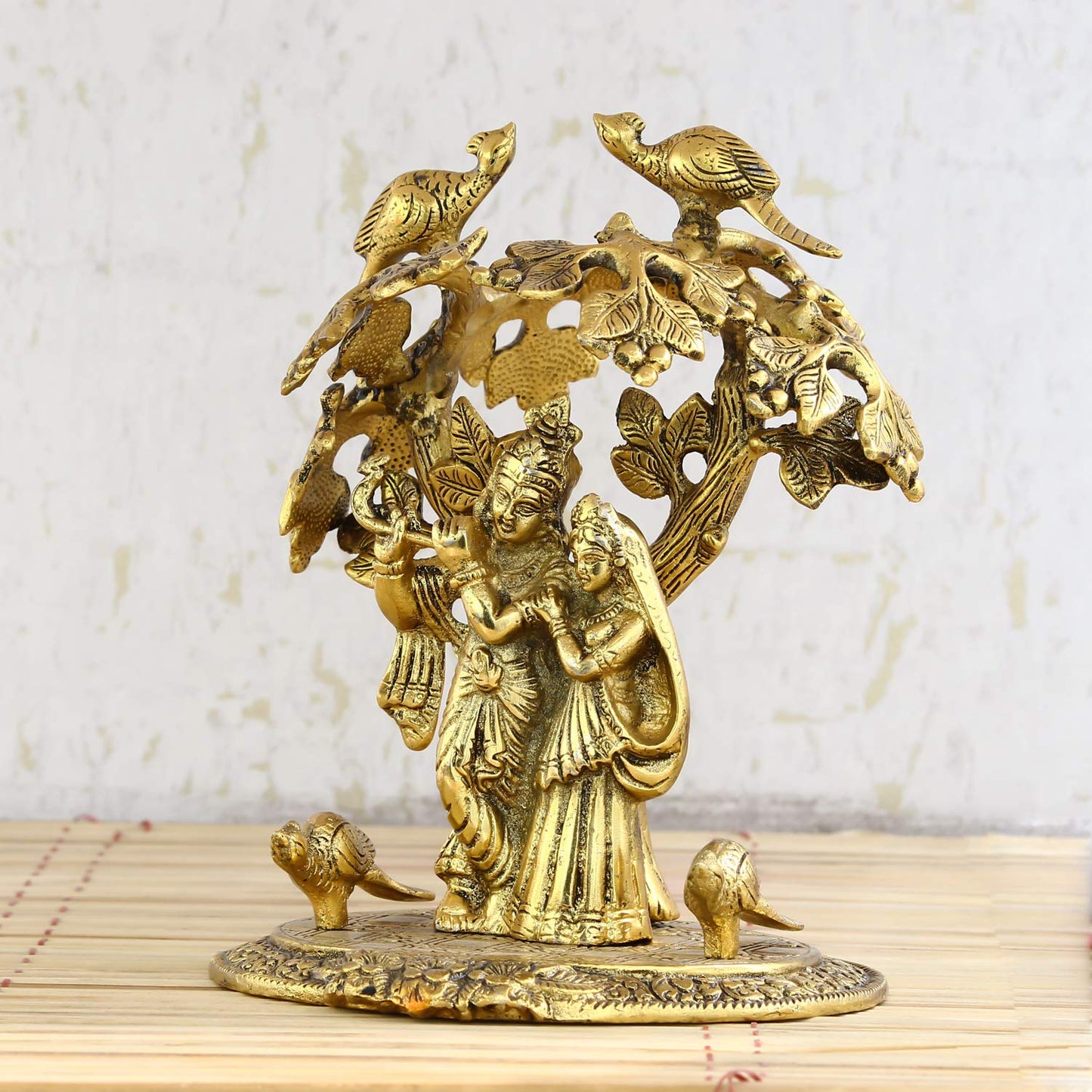 eCraftIndia Brown Resin Meditating Lord Shiva Statue | Lord Shiva Idol for Home Decor Pooja Room Office Car Dashboard | Shiv Murti | Shiv Idol Gift for Diwali Housewarming Maha Shivratri Birthday