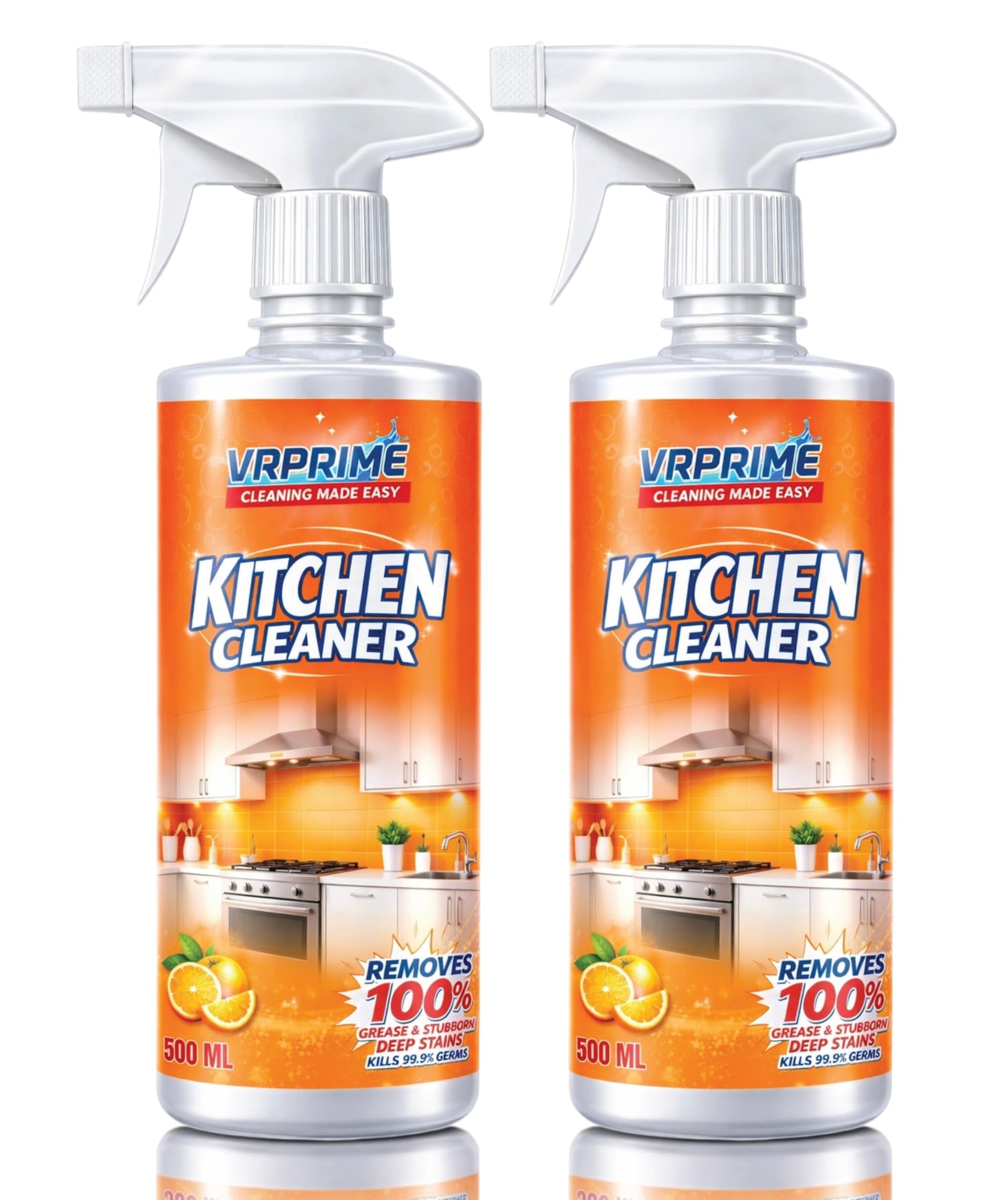 Kitchen Cleaning Spray | Chimney Oven Gas Stove Sink Oil Stain Remover All Purpose Foam Degreaser Spray | Cleaner Spray (PACK OF 1)