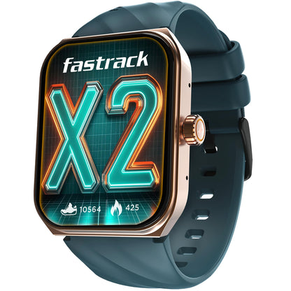 Fastrack Limitless Glide X 1.83" Smart Watch with Ultra UV HD Display, SpO2, Heart Rate & Sleep Tracking, Bluetooth Calling, 100+ Sports Modes, 5-Day Battery, Smartwatch for Men & Women (Black)