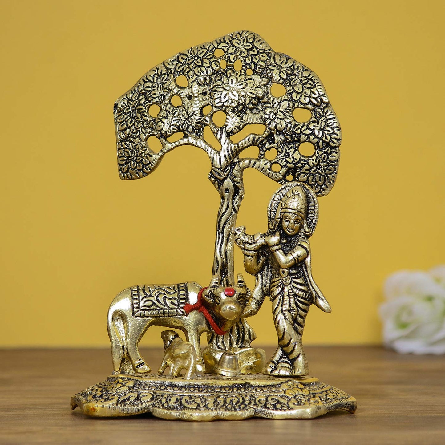 eCraftIndia Brown Resin Meditating Lord Shiva Statue | Lord Shiva Idol for Home Decor Pooja Room Office Car Dashboard | Shiv Murti | Shiv Idol Gift for Diwali Housewarming Maha Shivratri Birthday