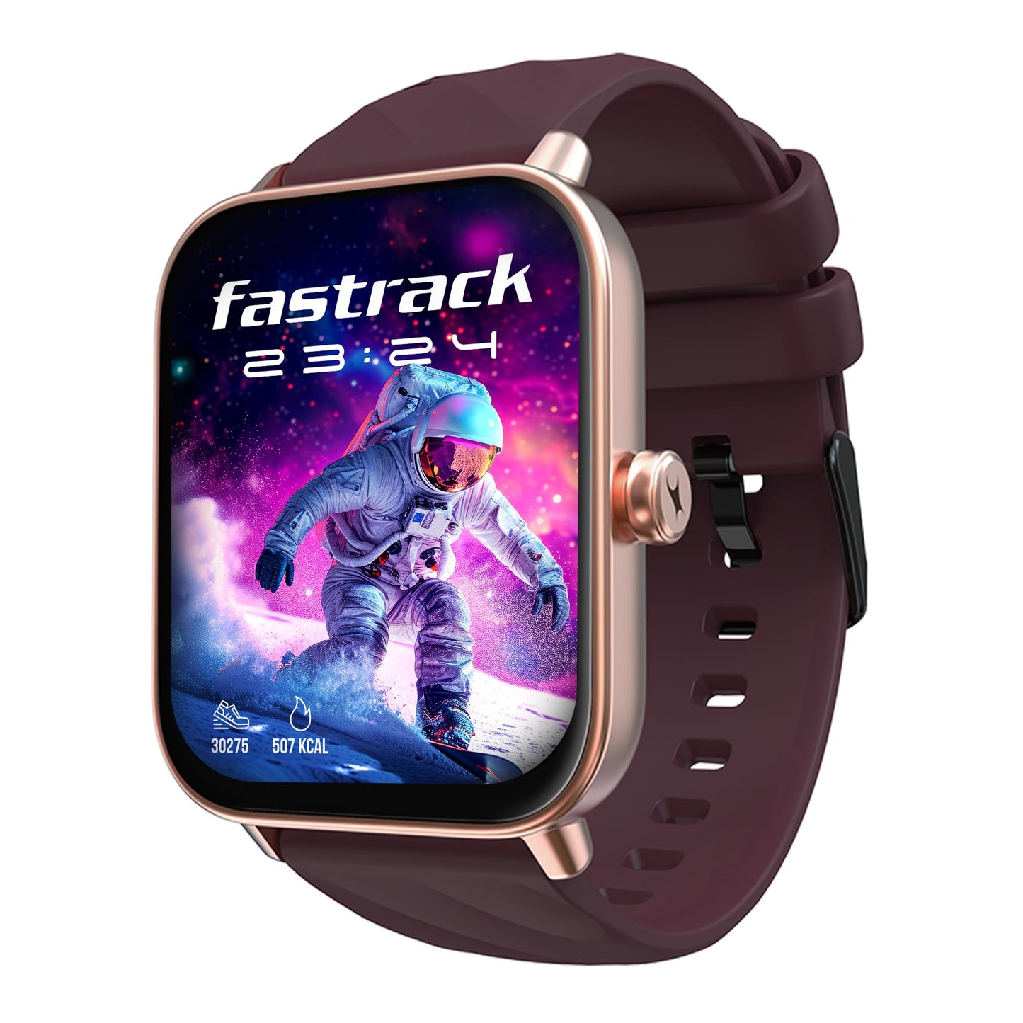 Fastrack Limitless Glide X 1.83" Smart Watch with Ultra UV HD Display, SpO2, Heart Rate & Sleep Tracking, Bluetooth Calling, 100+ Sports Modes, 5-Day Battery, Smartwatch for Men & Women (Black)