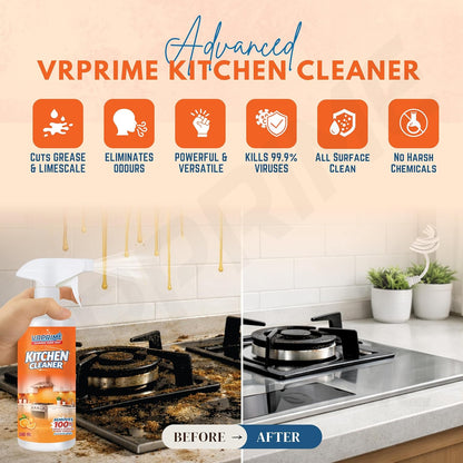 Kitchen Cleaning Spray | Chimney Oven Gas Stove Sink Oil Stain Remover All Purpose Foam Degreaser Spray | Cleaner Spray (PACK OF 1)