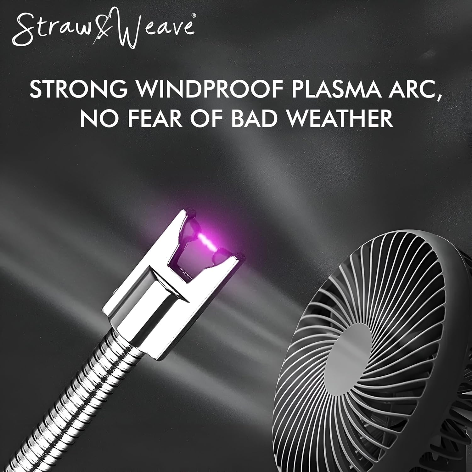 Rechargeable Electric Gas Lighter for Kitchen, Lighter for Gas Stove, Candles, Pooja, 1 Year Warranty, C-Type USB, Kitchen Tools, Multi Purpose - 360° Flexible & Windproof, Black