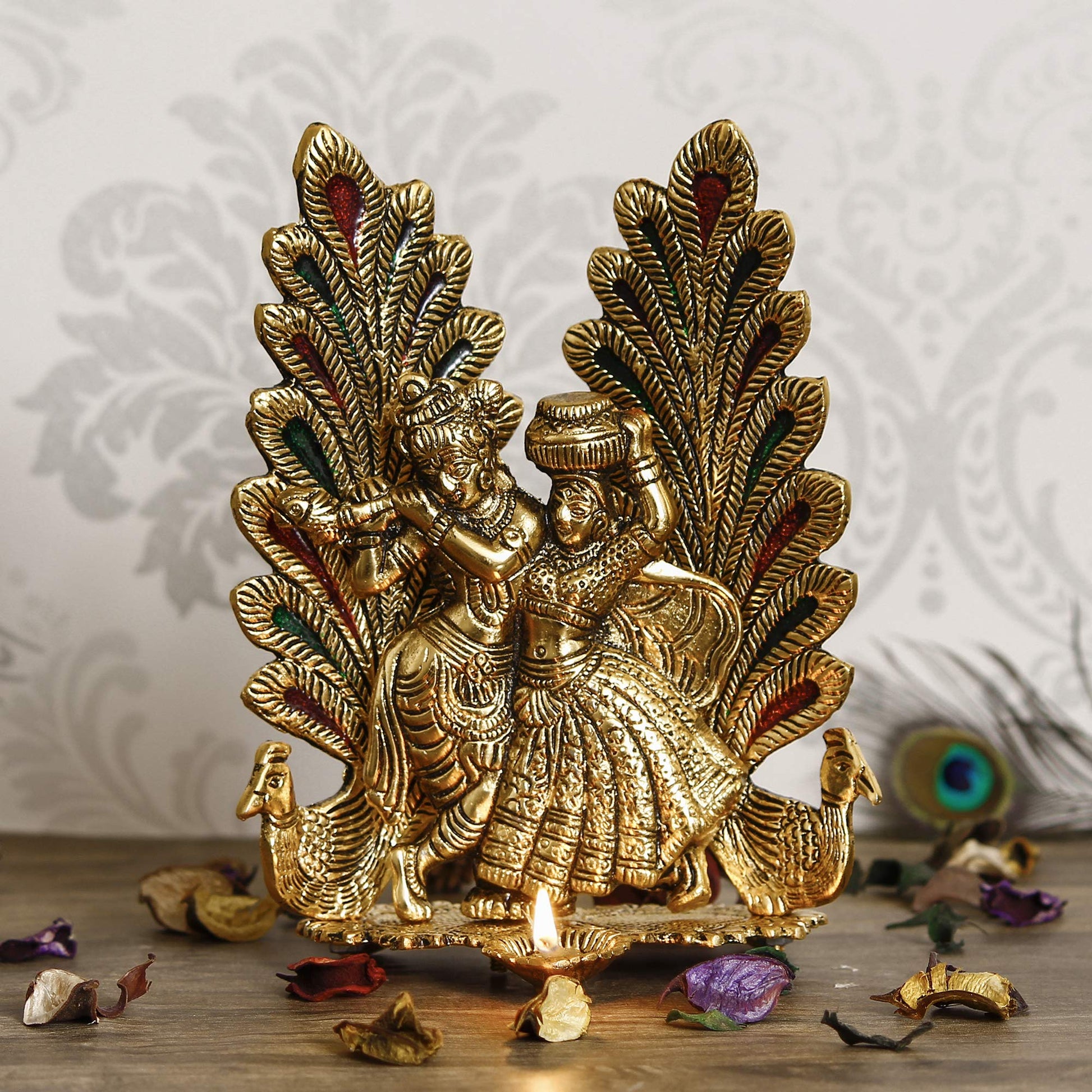 eCraftIndia Brown Resin Meditating Lord Shiva Statue | Lord Shiva Idol for Home Decor Pooja Room Office Car Dashboard | Shiv Murti | Shiv Idol Gift for Diwali Housewarming Maha Shivratri Birthday