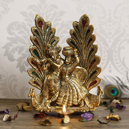 eCraftIndia Brown Resin Meditating Lord Shiva Statue | Lord Shiva Idol for Home Decor Pooja Room Office Car Dashboard | Shiv Murti | Shiv Idol Gift for Diwali Housewarming Maha Shivratri Birthday